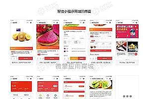 智信分销拼团拍卖商城小程序v3.23.4+5个前端_完整源码