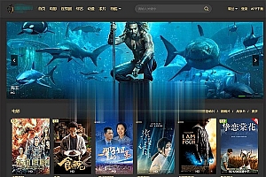 苹果cmsv10大气黑色风格响应式模板 PC+WAP自适应