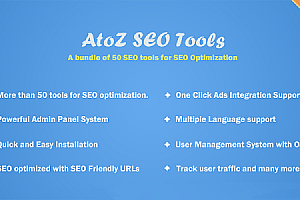 【PHP搜索引擎优化工具】AtoZ SEO Tools v2.7