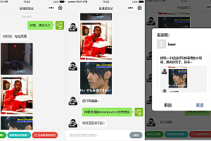 亲测_仿聊天界面表情包机器人小程序源码下载