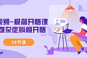 短视频-极简开悟课,疑难杂症瞬间开悟(28节课)