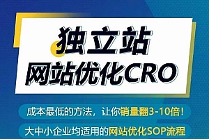 独立站网站优化CRO,成本最低的方法,让你销量翻3-10倍