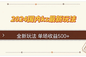 国内ks最新玩法 单场收益500+