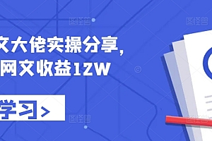 小说推文大佬实操分享,悟空网文收益12W