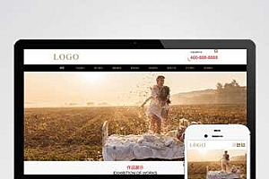 婚纱摄影网站pbootcms模板(自适应手机) 婚庆服务类网站