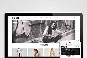 服装服饰外贸企业网站pbootcms模板(自适应手机端)