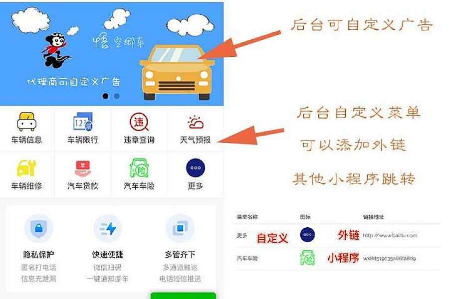 %title插图%num 大圣挪车小程序1.3.5+前端